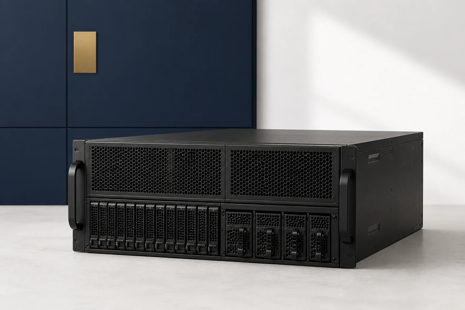 Enterprise rack-mount multi-GPU compute server